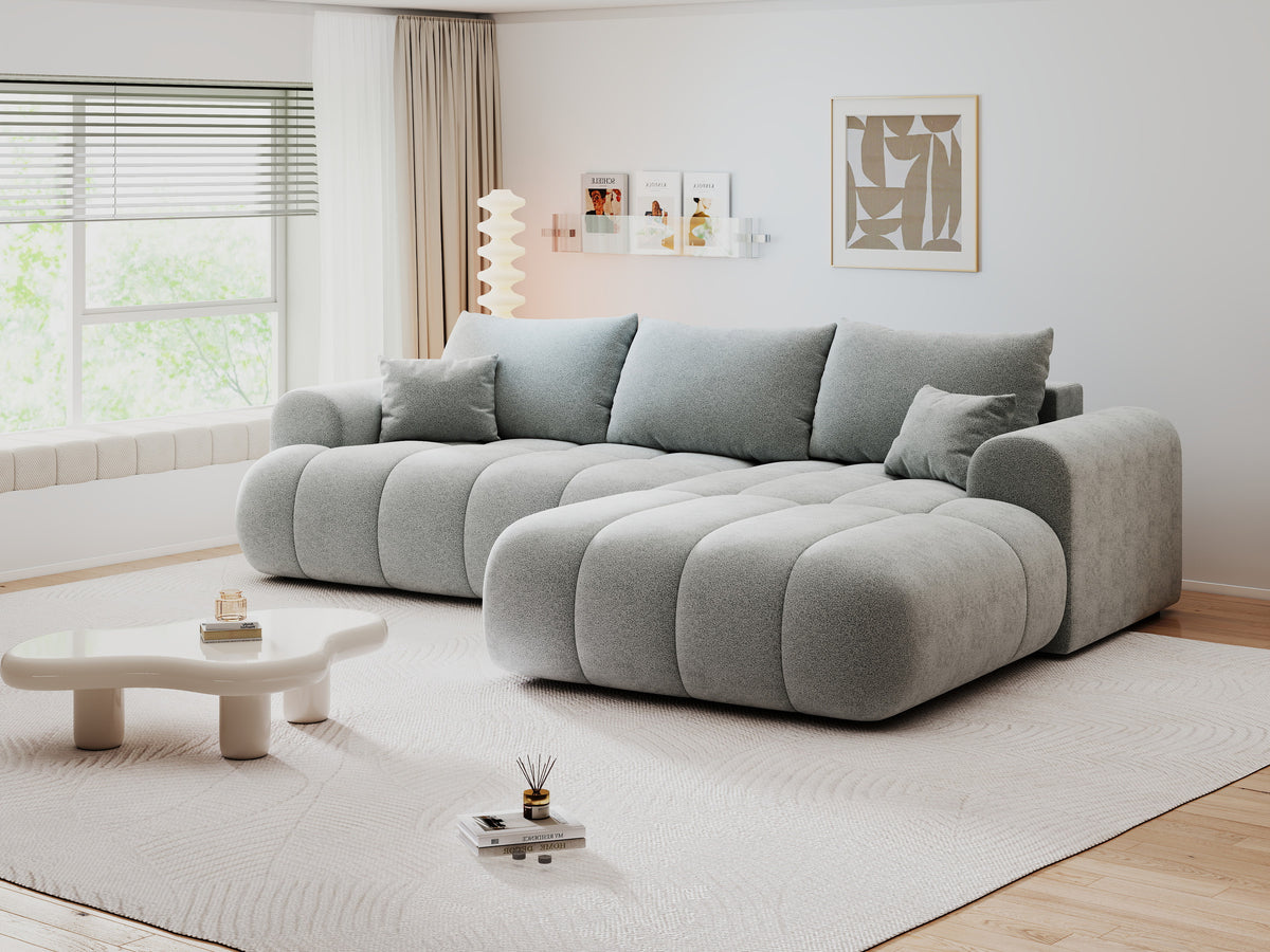 Colțar extensibil dumonde Milano Lounge Quelle Gri II 255x190 cm
