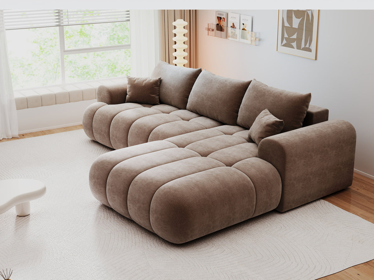 Colțar extensibil dumonde Milano Lounge Vibe Maro II 255x190 cm