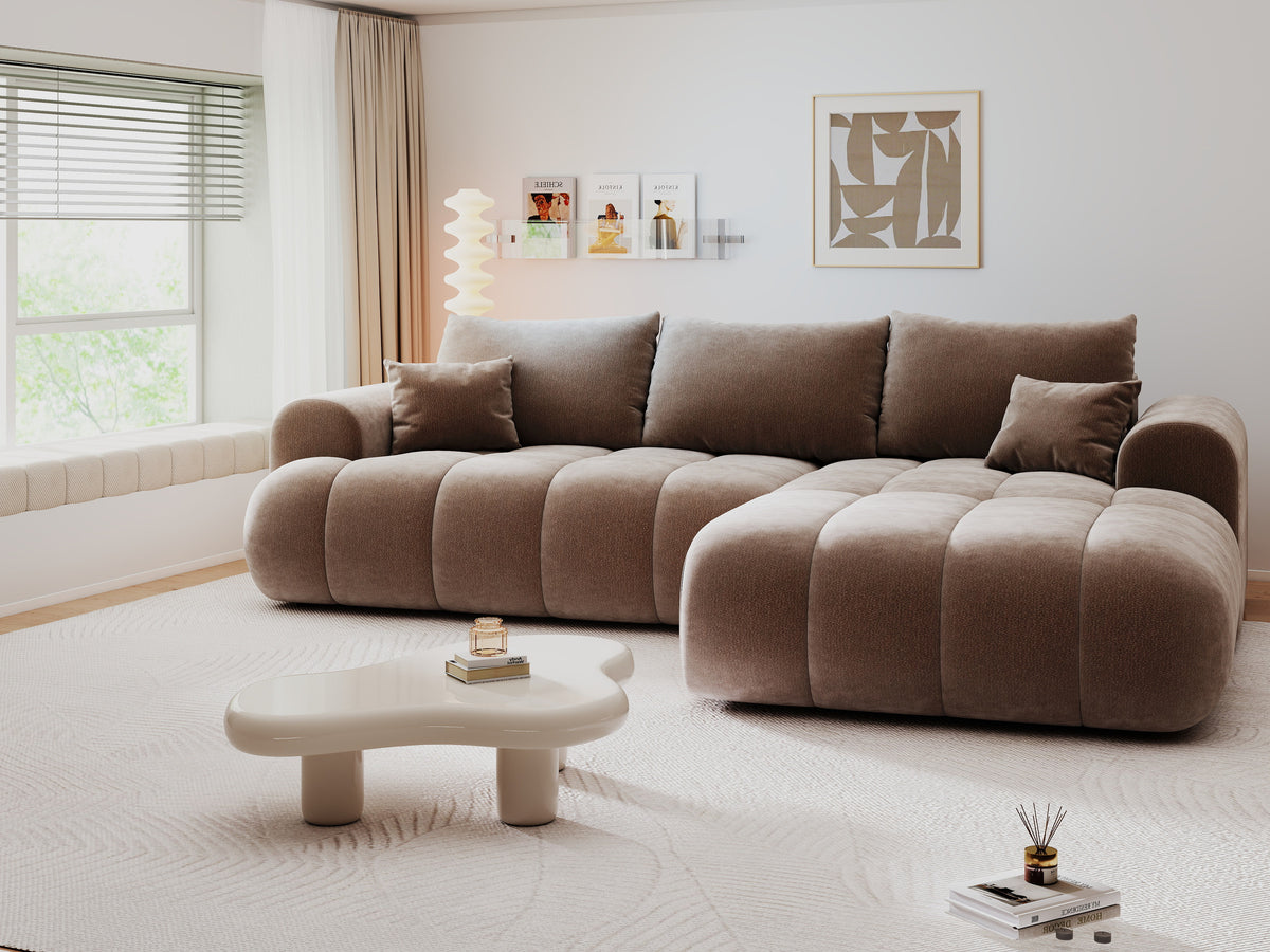 Colțar extensibil dumonde Milano Lounge Vibe Maro II 255x190 cm