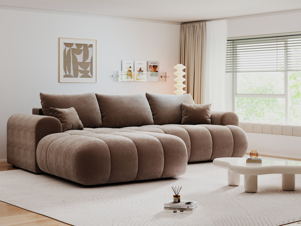 Colțar extensibil dumonde Milano Lounge Vibe Maro 255x190 cm