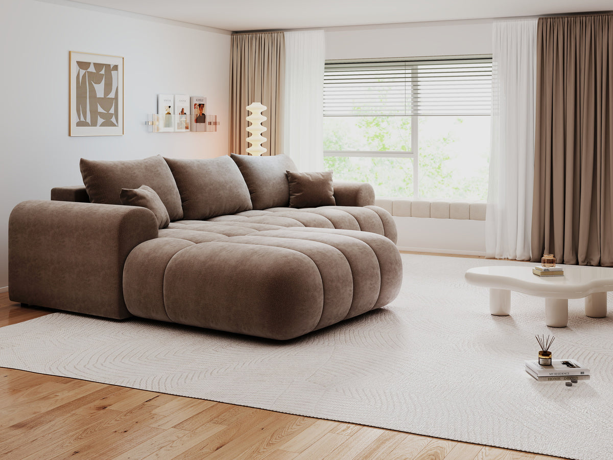 Colțar extensibil dumonde Milano Lounge Vibe Maro 255x190 cm