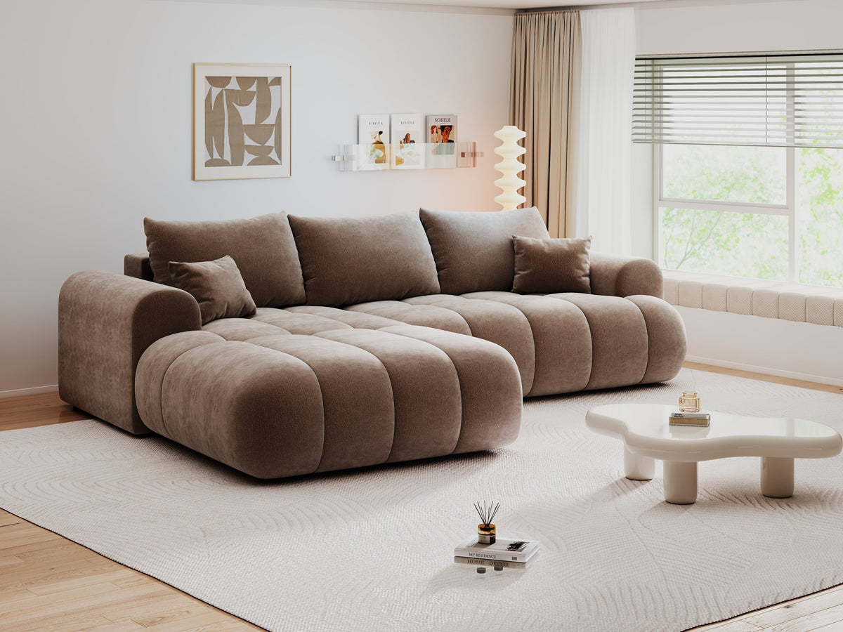 Colțar extensibil dumonde Milano Lounge Vibe Maro 255x190 cm