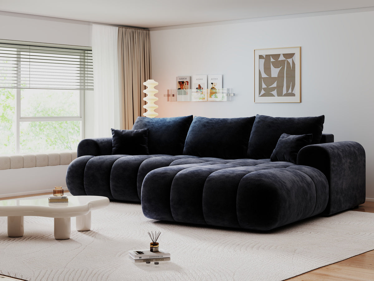 Colțar extensibil dumonde Milano Lounge Vibe Antracit II 255x190 cm