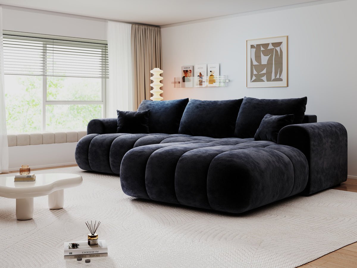 Colțar extensibil dumonde Milano Lounge Vibe Antracit II 255x190 cm
