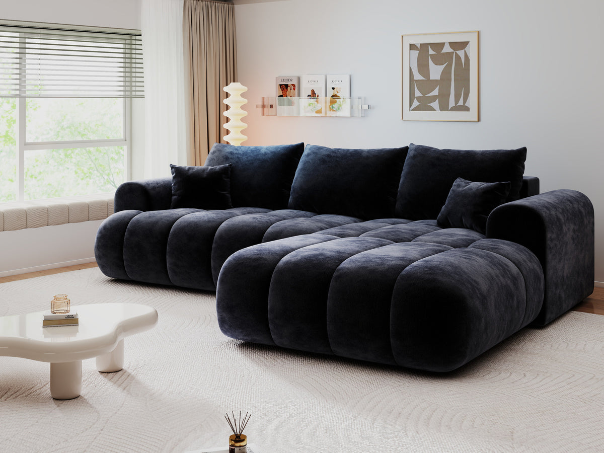 Colțar extensibil dumonde Milano Lounge Vibe Antracit II 255x190 cm