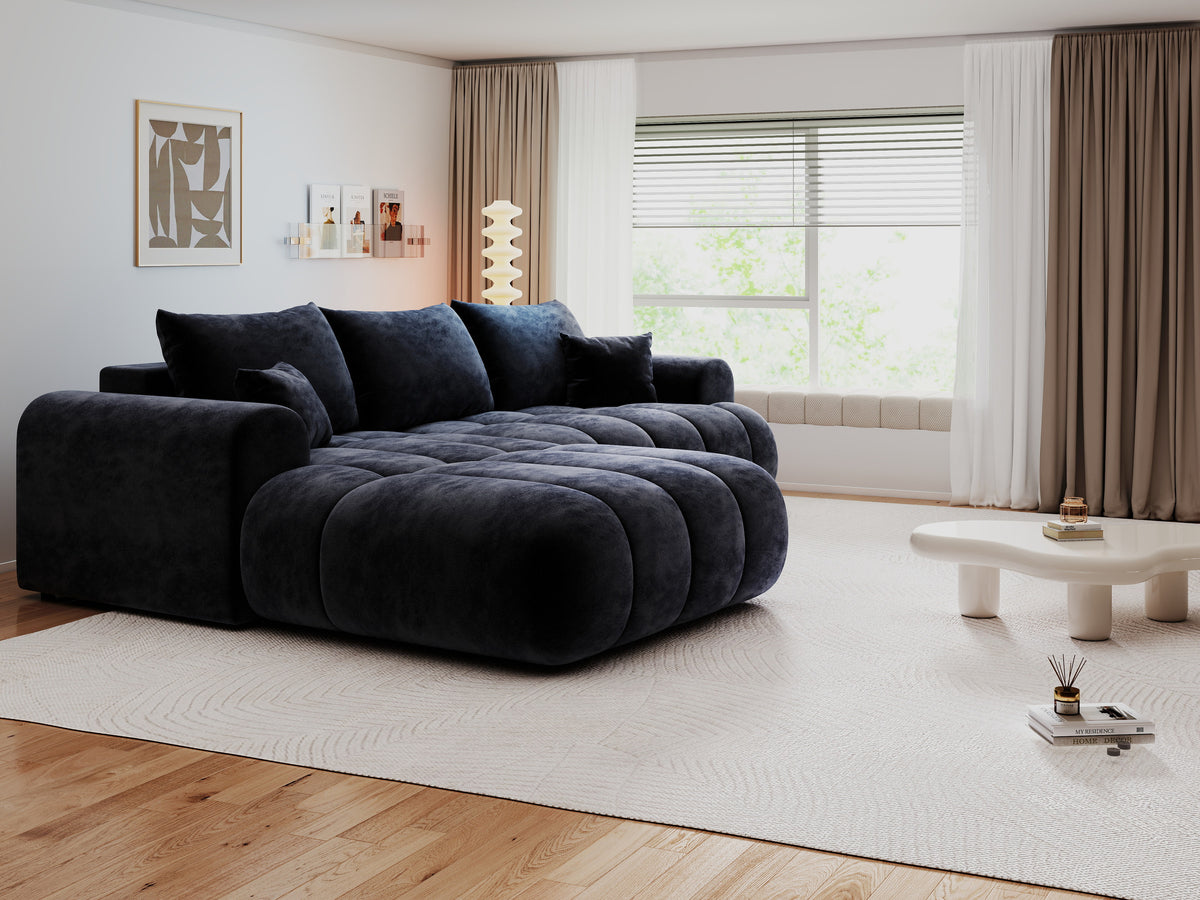 Colțar extensibil dumonde Milano Lounge Vibe Antracit 255x190 cm