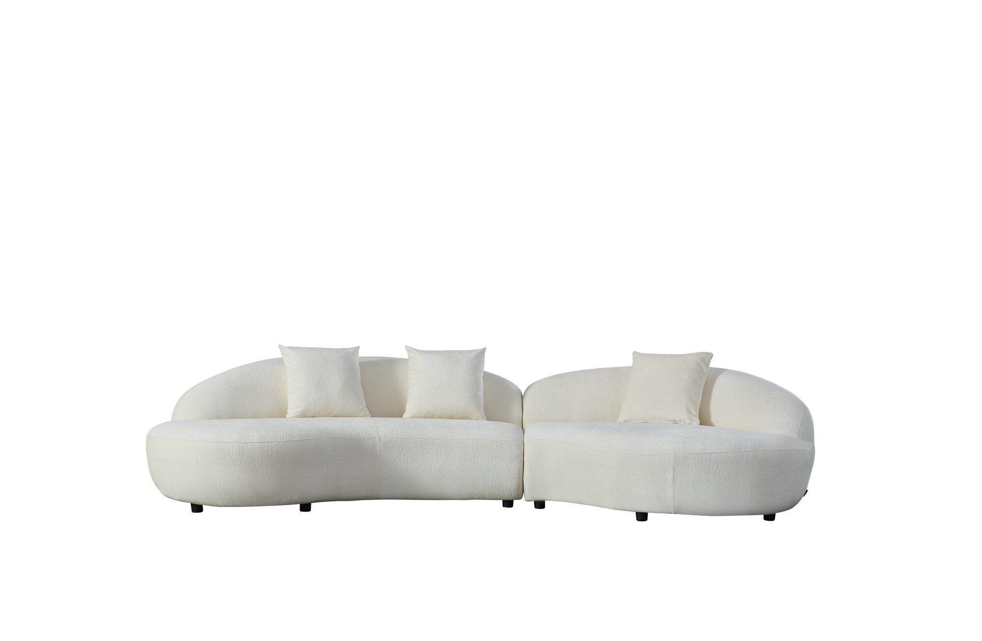 Canapea semirotunda dumonde cu șezut confortabil din spumă HR Esencia 334x150 cm