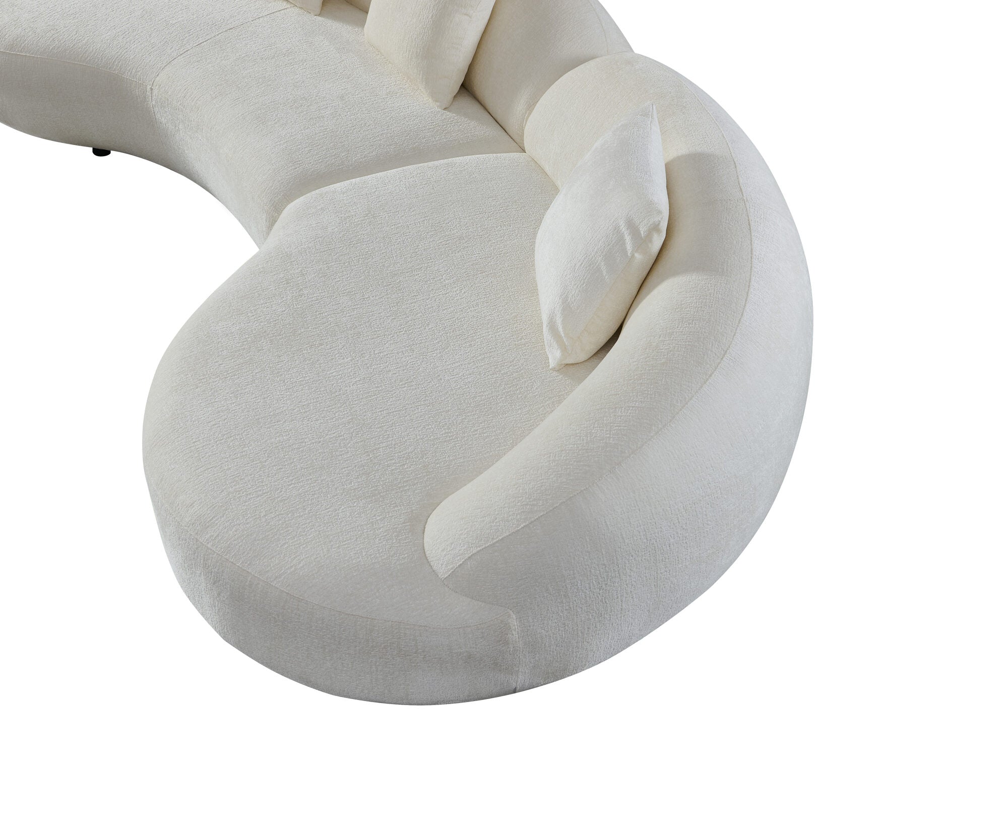 Canapea semirotunda dumonde cu șezut confortabil din spumă HR Esencia 334x150 cm