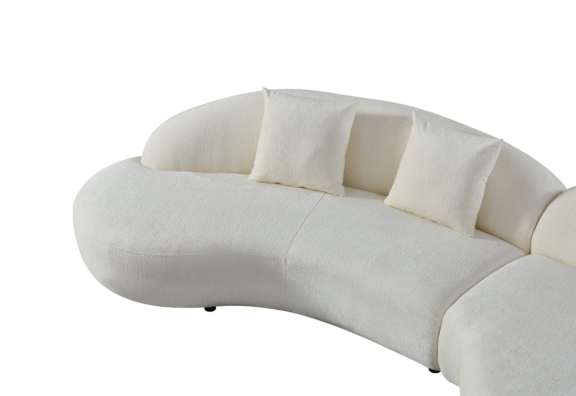 Canapea semirotunda dumonde cu șezut confortabil din spumă HR Esencia 334x150 cm