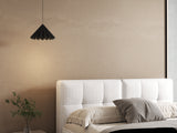 Pat dormitor dumonde, tapitat alb Madrid 180x200 cm, somiera rabatabila inclusa, spatiu depozitare WLS