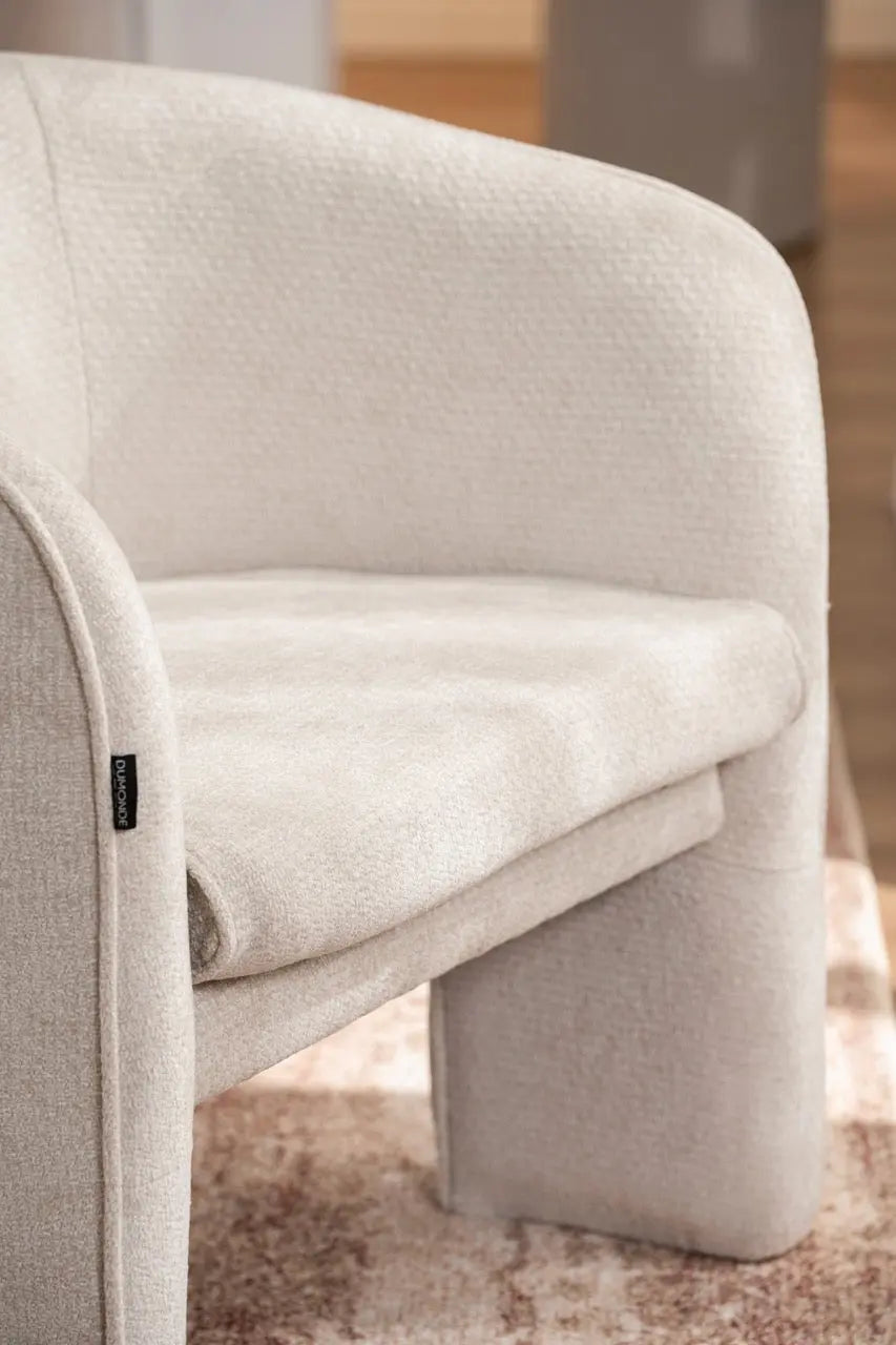 Fotoliu dumonde tapitat Gri modern Sergio 65x78cm ULK