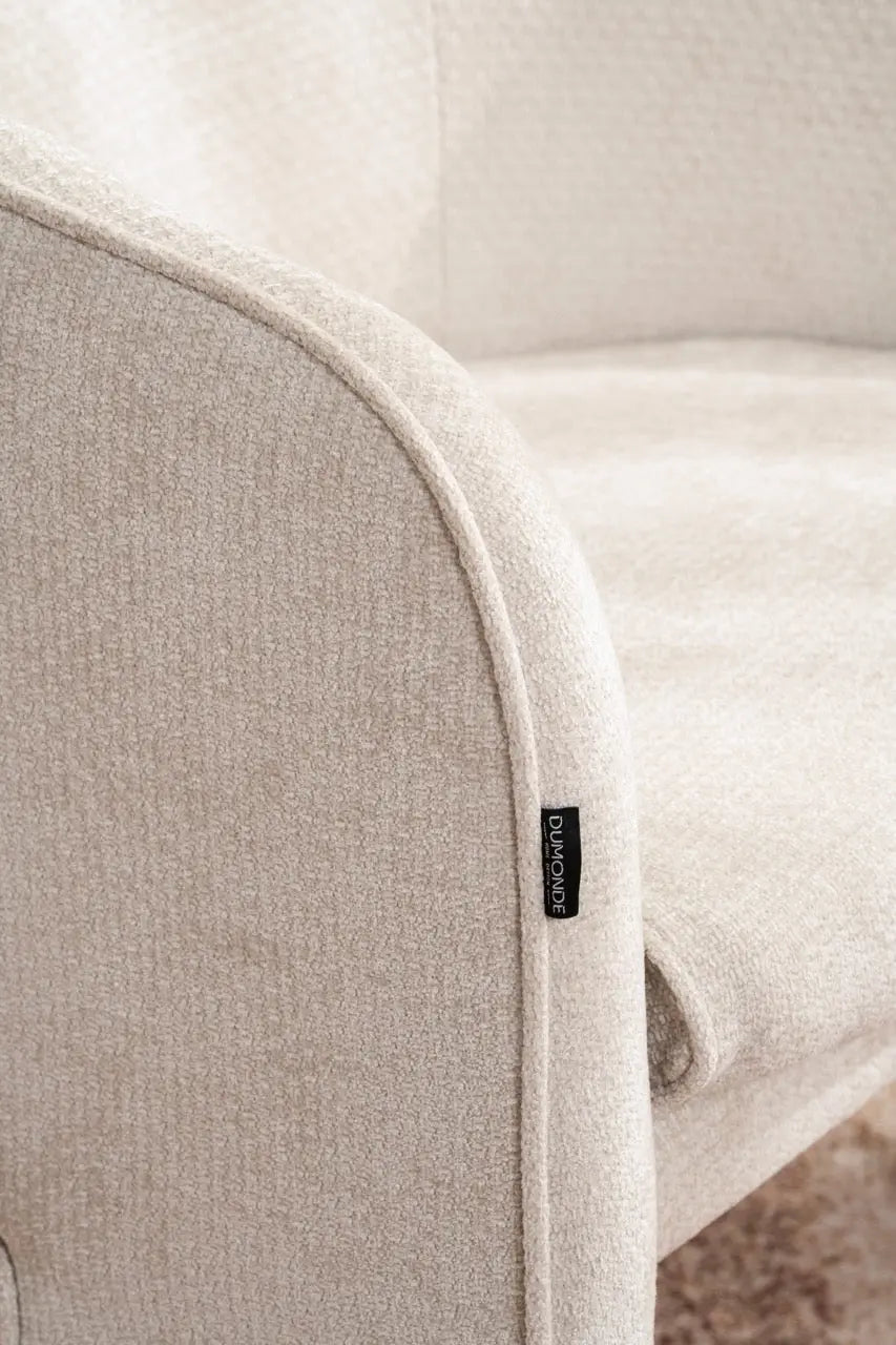 Fotoliu dumonde tapitat Gri modern Sergio 65x78cm ULK