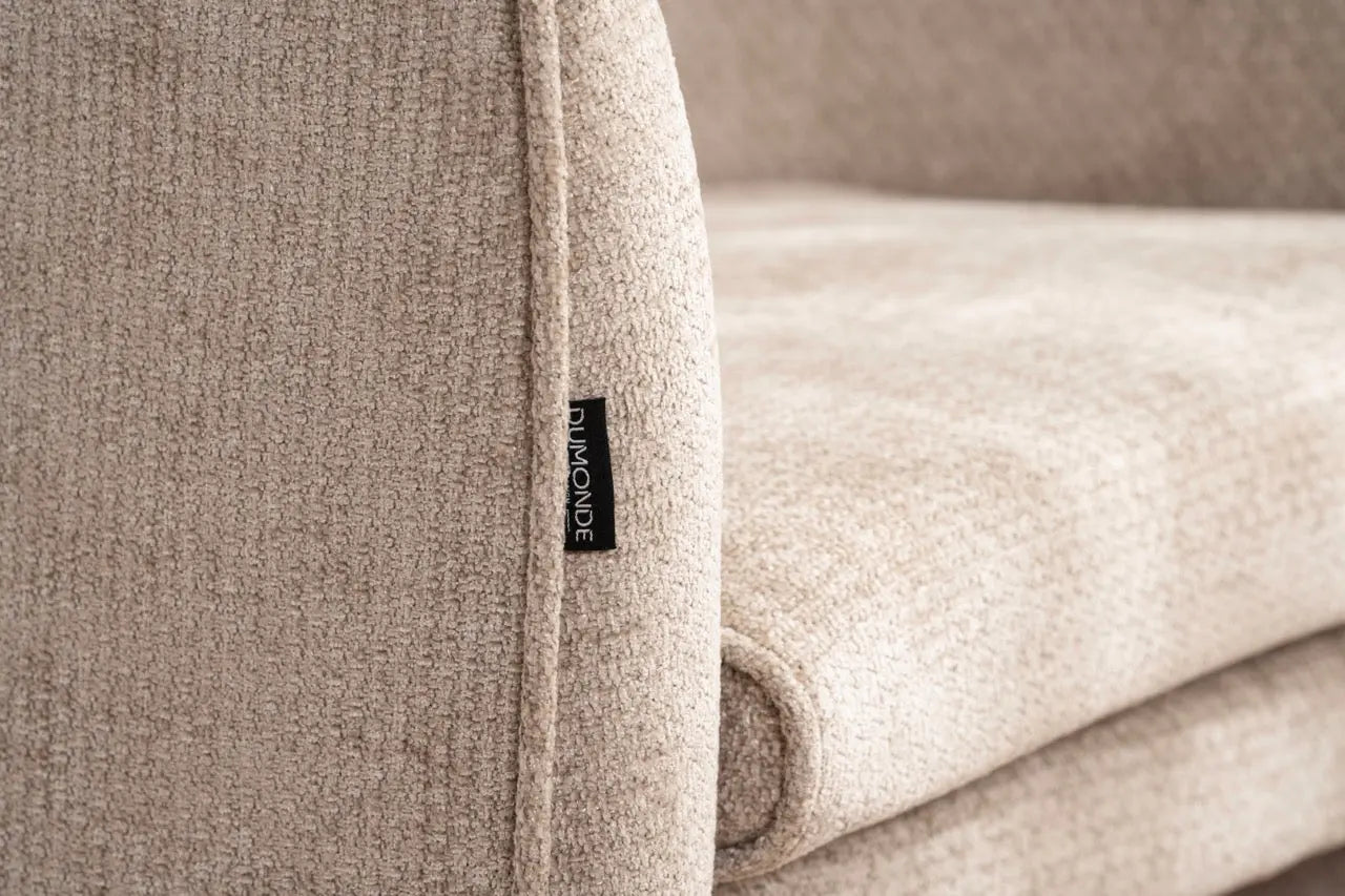 Fotoliu dumonde tapitat Bej modern Sergio 65x78cm ULK