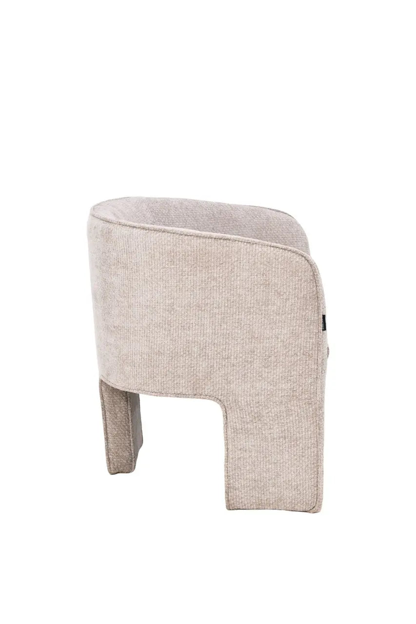 Fotoliu dumonde tapitat Bej modern Sergio 65x78cm ULK