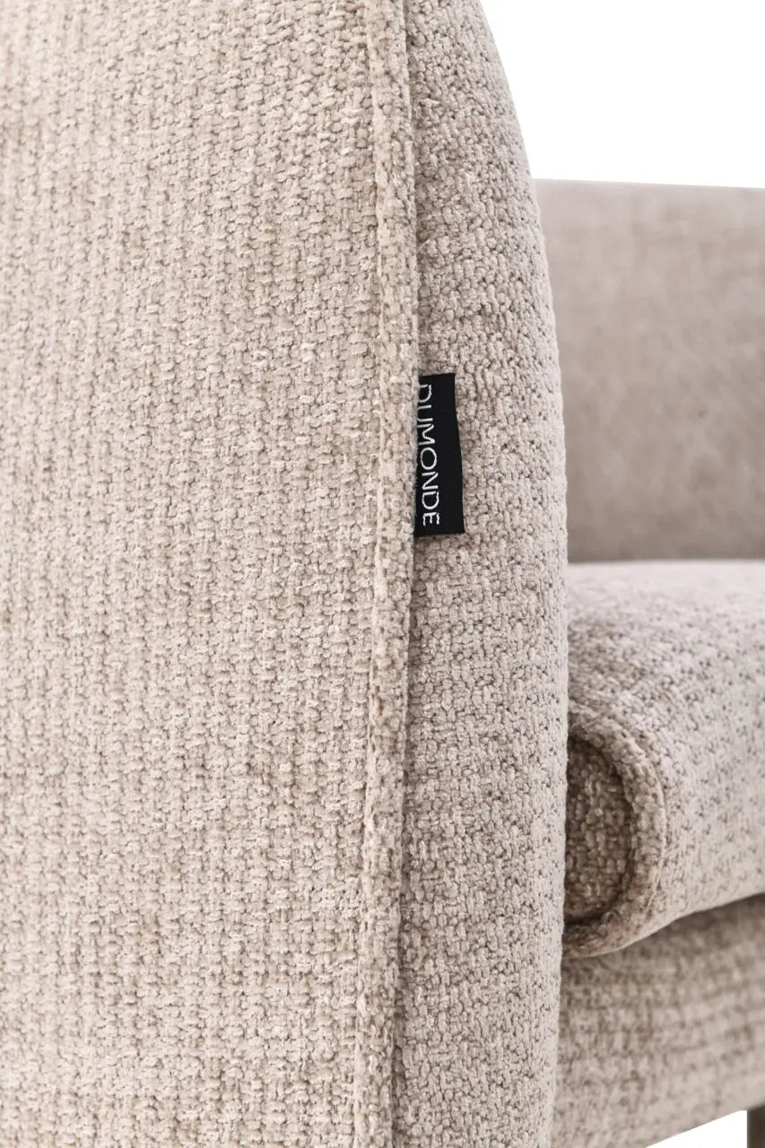 Fotoliu dumonde tapitat Bej modern Sergio 65x78cm ULK