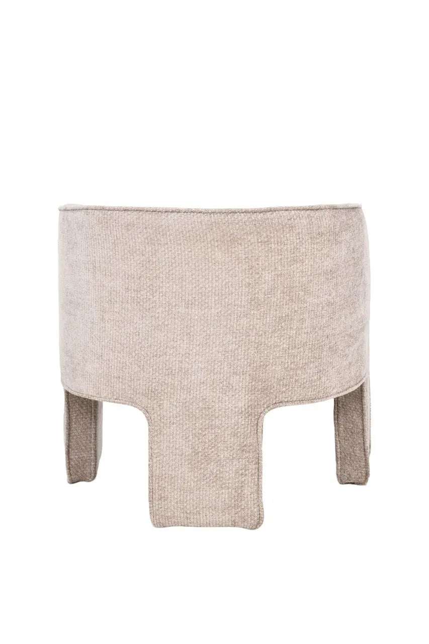 Fotoliu dumonde tapitat Bej modern Sergio 65x78cm ULK