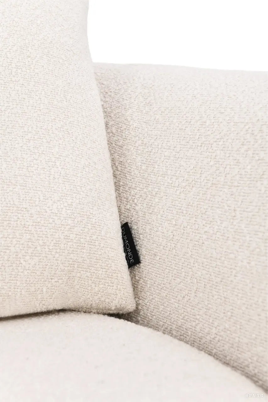 Fotoliu dumonde tapitat Gri modern Mateo 77x83cm ULK