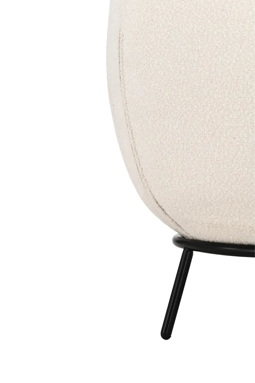 Fotoliu dumonde tapitat Gri modern Mateo 77x83cm ULK