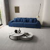Canapea extensibilă dumonde cu 2 lăzi de depozitare si sezut confortabil din spuma HR, Verona Zoom Blue 310x100 cm Fabrica