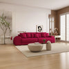 Canapea extensibilă dumonde cu 2 lăzi de depozitare si sezut confortabil din spuma HR, Verona Zoom Red 310x100 cm Fabrica
