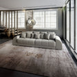 Canapea extensibilă dumonde cu 2 lăzi de depozitare si sezut confortabil din spuma HR, Verona Royal Grey 310x100 cm Fabrica
