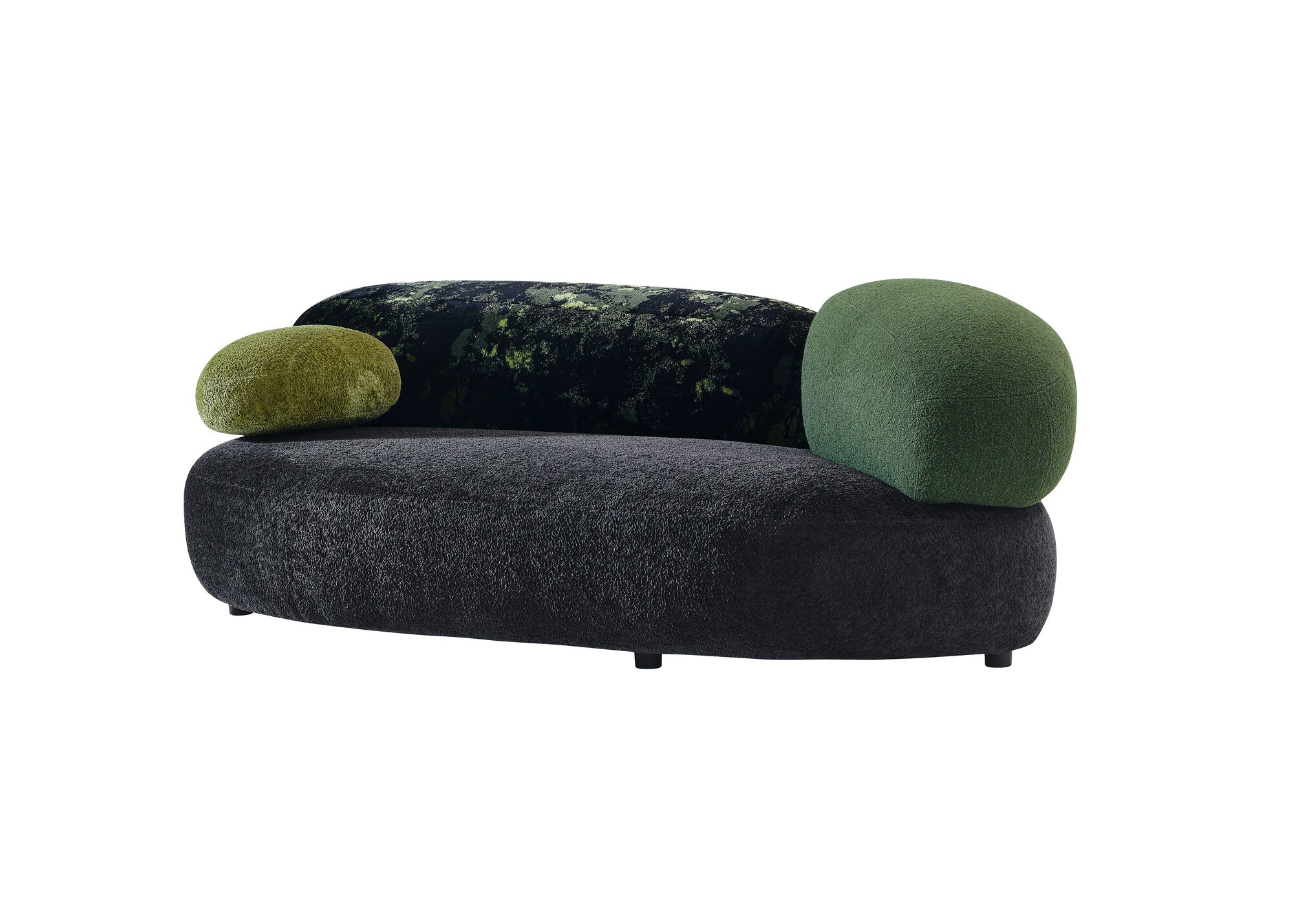 Set canapea dumonde + 2 fotolii cu sezut confortabil din spuma HR Serene 220x 134 cm