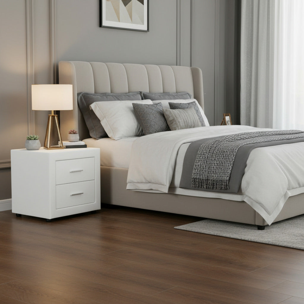 Noptiera dumonde tapitata gri deschis Velvet