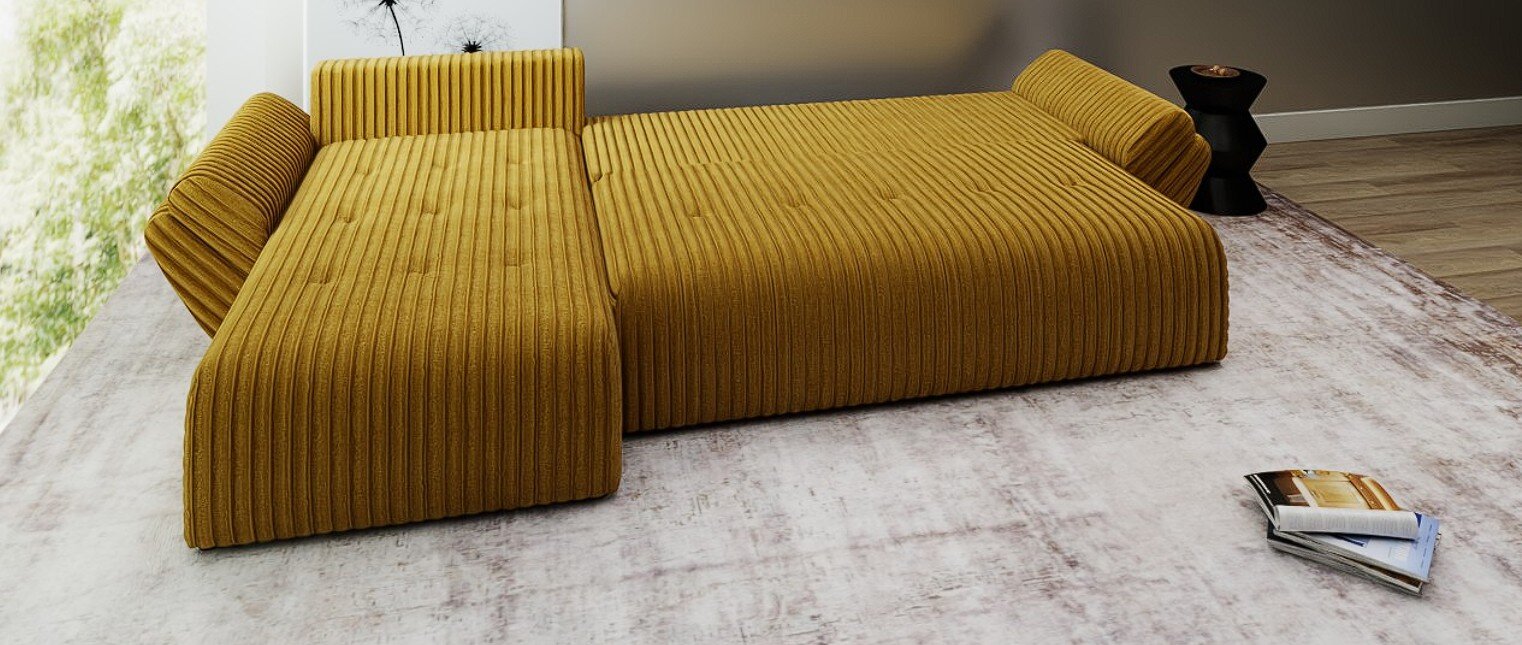 Coltar extensibil Berlin XL Ambience Mustar - Dumonde.ro | Dumonde