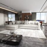 Colțar extensibil dumonde cu ladă de depozitare si sezut confortabil din spuma HR, Gloria Beige 320x183 cm Fabrica