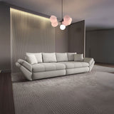 Canapea extensibilă dumonde cu ladă de depozitare si sezut confortabil din spuma HR, Loana Enjoy Bej 300x100 cm Fabrica