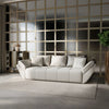Canapea extensibilă dumonde cu ladă de depozitare si sezut confortabil din spuma HR, Berlin Enjoy Bej 250x100 cm Fabrica