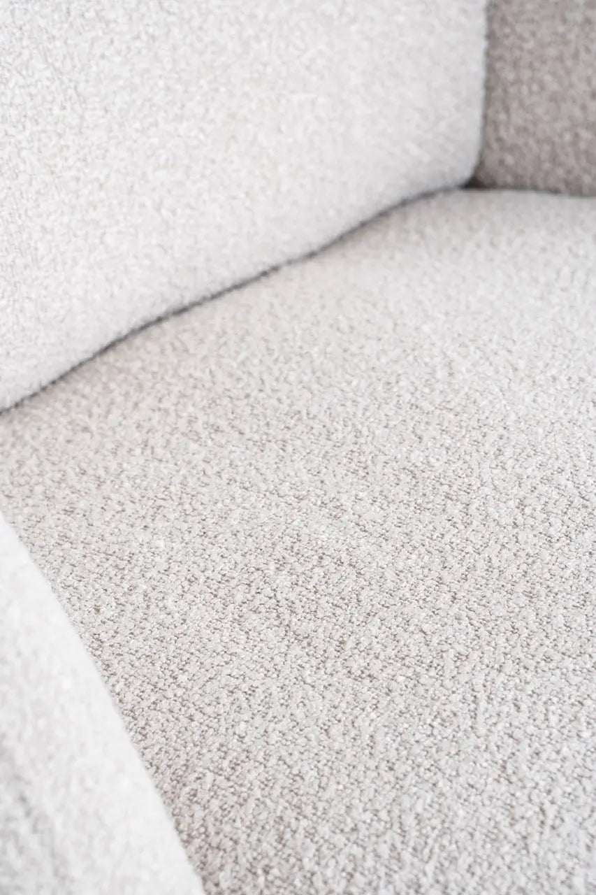 Fotoliu dumonde tapitat Bej modern Dante 85x88cm ULK