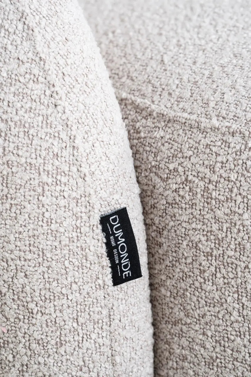 Fotoliu dumonde tapitat Bej modern Dante 85x88cm ULK