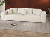 Canapea extensibilă dumonde cu ladă de depozitare si sezut confortabil din spuma HR, Dream Euphoria Alb 310x100 cm Fabrica