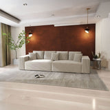 Canapea extensibilă dumonde cu ladă de depozitare si sezut confortabil din spuma HR, Dream Zoom Gri 310x100 cm Fabrica
