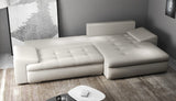 Colțar extensibil dumonde cu ladă de depozitare si sezut confortabil din spuma HR, Leonardo Enjoy Bej 255x193 cm II