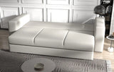 Canapea extensibilă dumonde cu ladă de depozitare si sezut confortabil din spuma HR, Gloria Bej 240x100 cm Fabrica