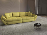 Canapea extensibilă dumonde cu ladă de depozitare si sezut confortabil din spuma HR, Loana Enjoy Verde 300x100 cm Fabrica