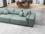 Canapea extensibilă dumonde cu ladă de depozitare si sezut confortabil din spuma HR, Marbela Enjoy Lux Mint XXL 295x100 cm fabrica