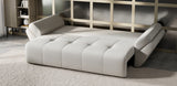 Canapea extensibilă dumonde cu ladă de depozitare si sezut confortabil din spuma HR, Berlin New Bej 250x100 cm Fabrica
