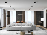 Canapea extensibilă dumonde cu ladă de depozitare si sezut confortabil din spuma HR, Marbela Enjoy Grey XXL 295x100 cm fabrica
