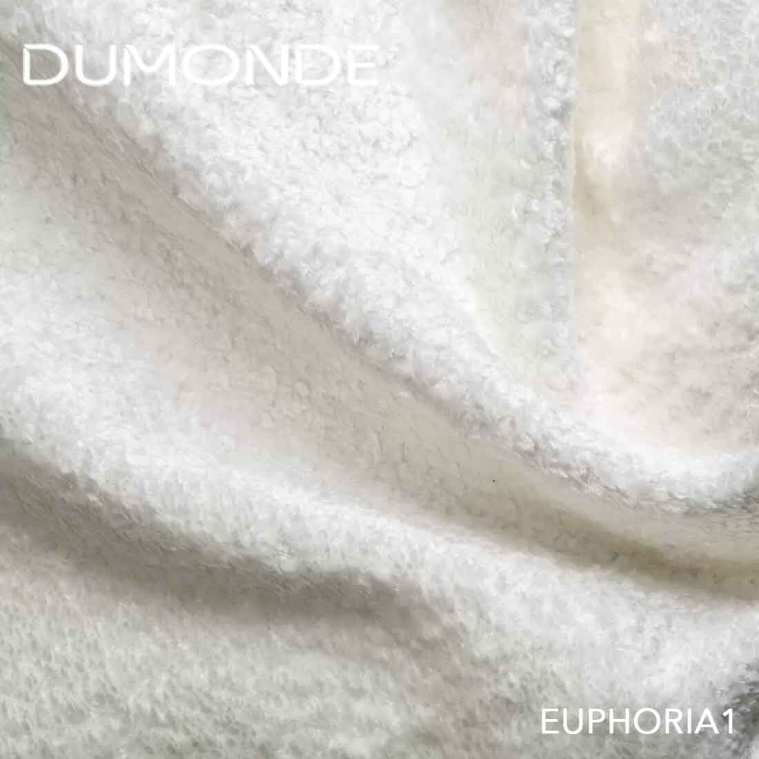 Colțar extensibil dumonde cu ladă de depozitare si sezut confortabil din spuma HR, Loana U Euphoria Ivory 355x185 cm