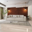 Canapea extensibilă dumonde cu ladă de depozitare si sezut confortabil din spuma HR, Dream Euphoria Gri 310x100 cm Fabrica