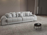 Canapea extensibilă dumonde cu 2 lăzi de depozitare si sezut confortabil din spuma HR, Verona Euphoria Dove 310x100 cm Fabrica