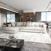 Colțar extensibil dumonde cu ladă de depozitare si sezut confortabil din spuma HR, Gloria Enjoy Beige 320x183 cm Fabrica