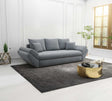 Canapea extensibilă dumonde cu ladă de depozitare si sezut confortabil din spuma HR, Loana Zoom Grey Mint 250x100 cm Fabrica