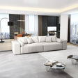 Canapea extensibilă dumonde cu ladă de depozitare si sezut confortabil din spuma HR, Marbela Enjoy Lux Grey XXL 295x100 cm fabrica
