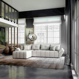 Colțar extensibil dumonde cu ladă de depozitare si sezut confortabil din spuma HR, Berlin XL Euphoria Grey 350x185 cm Fabrica
