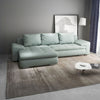 Colțar extensibil dumonde cu ladă de depozitare si sezut confortabil din spuma HR, Leonardo Enjoy Mint 260x185 cm Fabrica