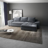 Colțar extensibil dumonde cu ladă de depozitare si sezut confortabil din spuma HR, Leonardo Ambience Gri 255x193 cm II